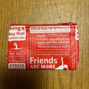 Lululemon card holder wallet